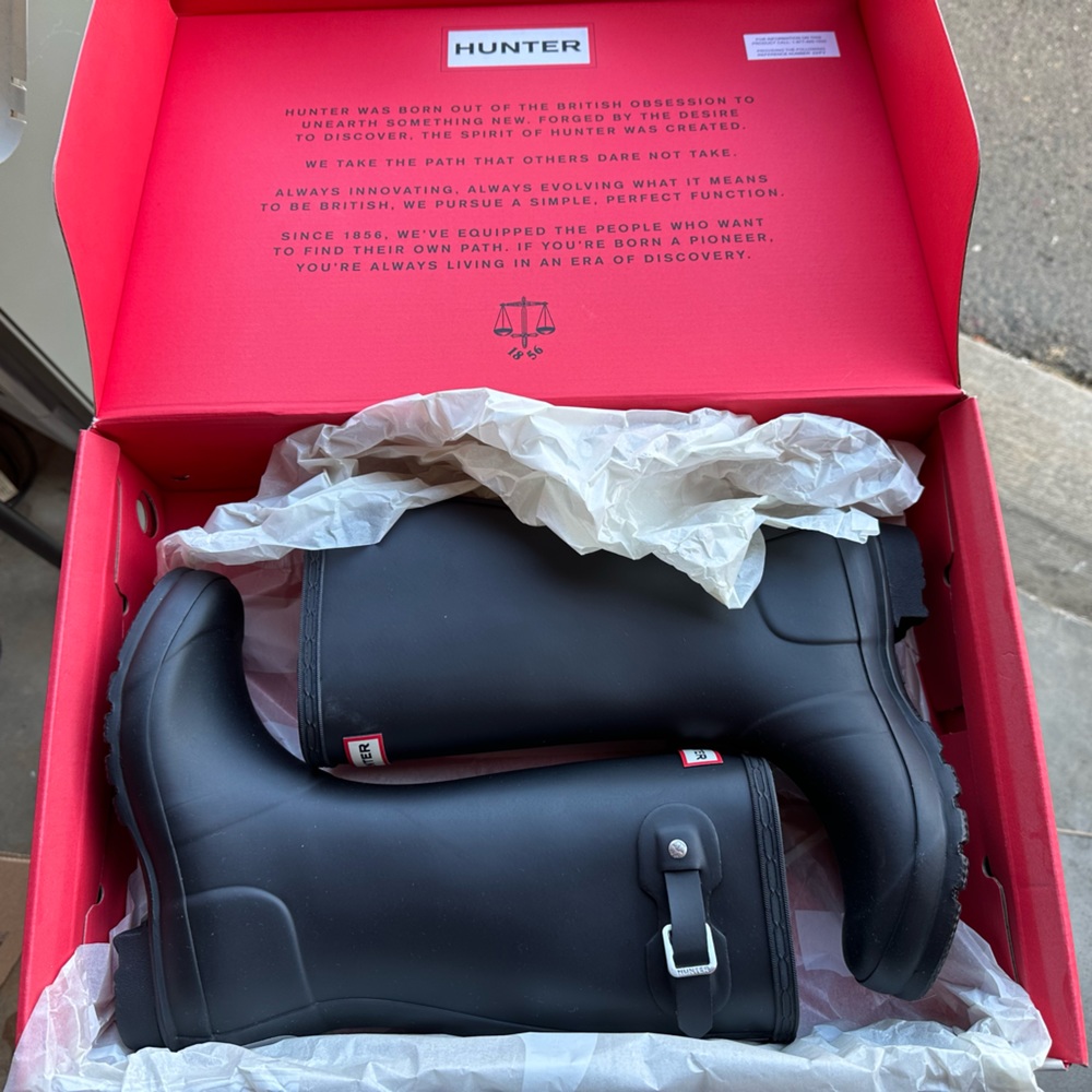 Hunter boots kids/women’s size 2-3